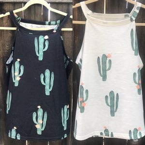 Two Cactus Tank Tops🌵